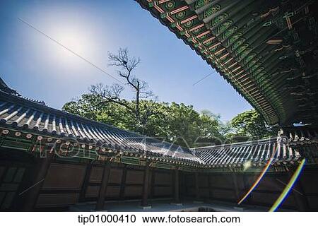 a traditional Korean building View Large Photo Image Stock Image - a traditional Korean building. Fotosearch