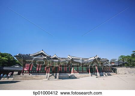 a traditional Korean building View Large Photo Image Stock Image - a traditional Korean building. Fotosearch