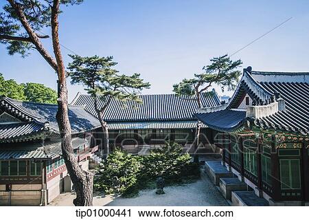 a traditional Korean village View Large Photo Image Stock Image - a traditional Korean village. Fotosearch