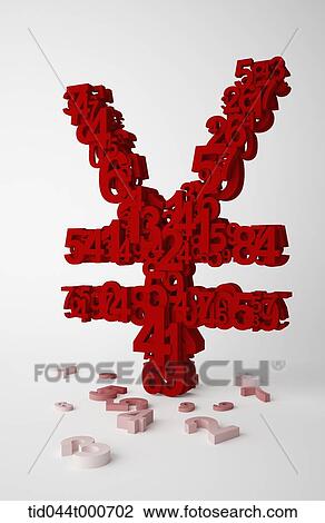 a Yuan sign filled with numbers View Large Photo Image Stock Image - a Yuan sign filled with numbers. Fotosearch