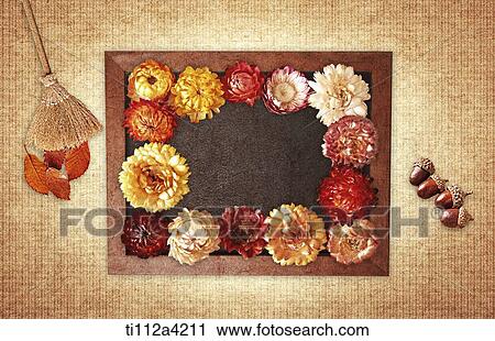 an illustration of a chalk board and flowers View Large Photo Image Stock Image - an illustration of a chalk board and flowers. Fotosearch