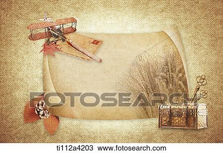 an illustration of a plane and a piece of paper View Large Photo Image Stock Image - an illustration of a plane and a piece of paper. Fotosearch