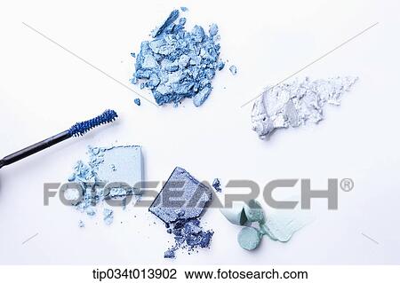 blue mascara and eye shadow colors View Large Photo Image Stock Image - blue mascara and eye shadow colors. Fotosearch