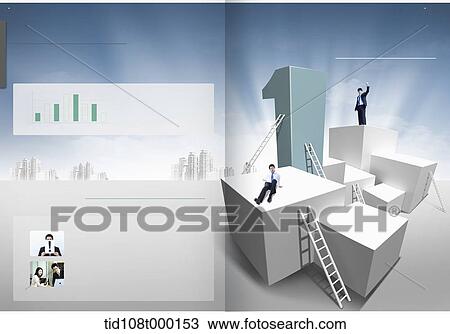 booklet template related to business View Large Photo Image Stock Image - booklet template related to business . Fotosearch