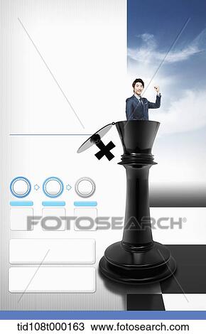 Stock Image - booklet template related to business . Fotosearch