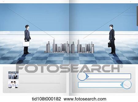 booklet template related to business View Large Photo Image Stock Image - booklet template related to business . Fotosearch