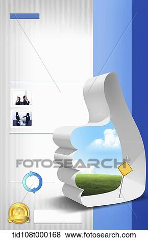 Stock Photo - booklet template related to business . Fotosearch