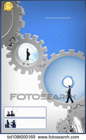 Stock Photo - booklet template related to business . Fotosearch