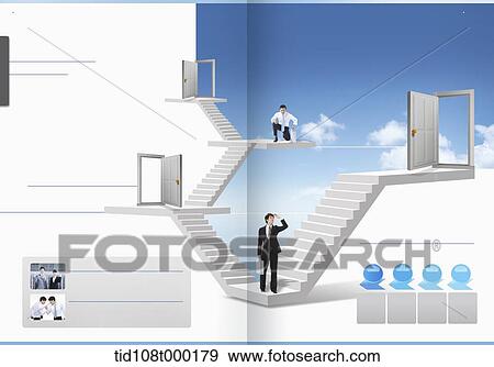 booklet template related to business View Large Photo Image Stock Photo - booklet template related to business . Fotosearch