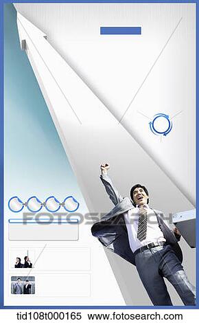 Stock Photography - booklet template related to business . Fotosearch