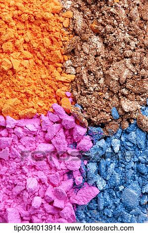 broken make up powders in different color View Large Photo Image Picture - broken make up powders in different color. Fotosearch