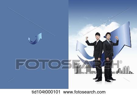 business booklet template featuring business people in illustrated background View Large Photo Image Stock Image - business booklet template featuring business people in illustrated background . Fotosearch