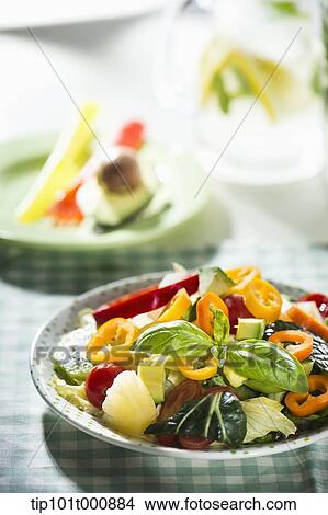 close up shot of a bowl of vegetable View Large Photo Image Picture - close up shot of a bowl of vegetable. Fotosearch