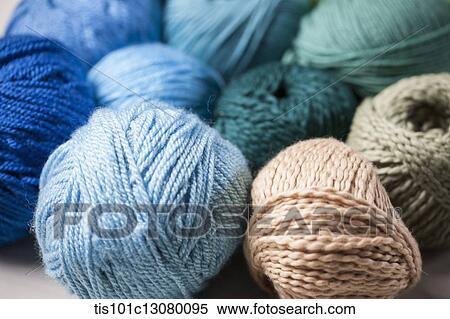 Stock Photography - close up shot of knit strings. Fotosearch