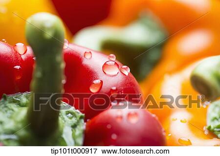 Stock Photo - close up shot of paprika. Fotosearch