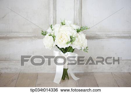 Stock Photograph - close up shot of wedding bouquet. Fotosearch