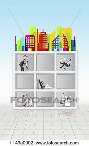 different life styles in different rooms View Large Photo Image Stock Image - different life styles in different rooms. Fotosearch