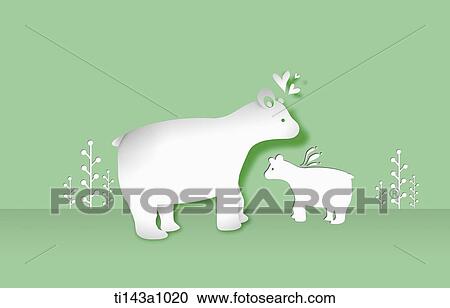 illustrated bears in green background View Large Photo Image Stock Image - illustrated bears in green background. Fotosearch