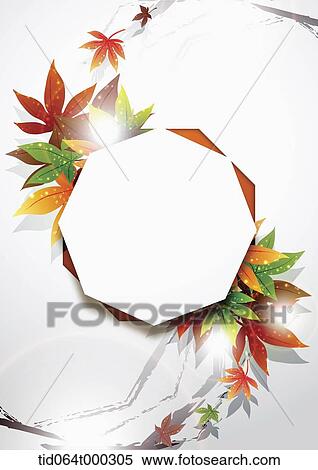 illustration autumn memo template View Large Photo Image Stock Photography - illustration autumn memo template. Fotosearch