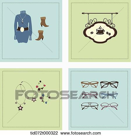 illustration icon set related to shopping View Large Photo Image Stock Image - illustration icon set related to shopping . Fotosearch