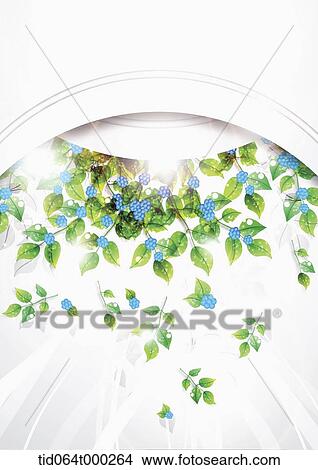 illustration memo template featuring green leaves View Large Photo Image Picture - illustration memo template featuring green leaves. Fotosearch