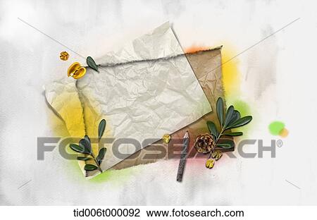 illustration memo template featuring flowers View Large Photo Image Stock Image - illustration memo template featuring flowers. Fotosearch