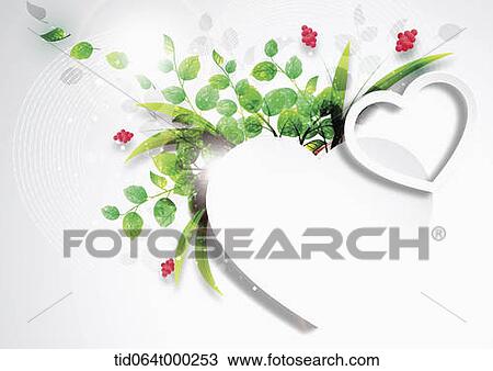 illustration memo template featuring green leaves View Large Photo Image Stock Image - illustration memo template featuring green leaves. Fotosearch