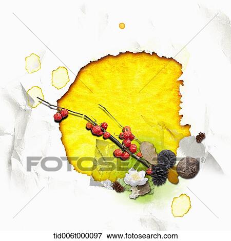 illustration memo template featuring autumn plants View Large Photo Image Stock Photo - illustration memo template featuring autumn plants . Fotosearch