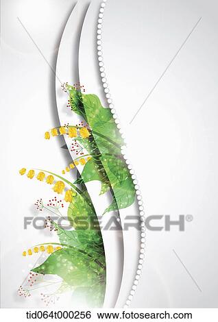 illustration memo template featuring green leaves View Large Photo Image Stock Photograph - illustration memo template featuring green leaves. Fotosearch