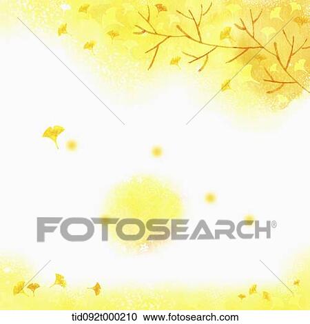 illustration memo template in yellow featuring tree View Large Photo Image Stock Image - illustration memo template in yellow featuring tree. Fotosearch