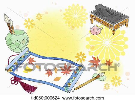 illustration memo template of Korean Chuseok View Large Photo Image Picture - illustration memo template of Korean Chuseok. Fotosearch