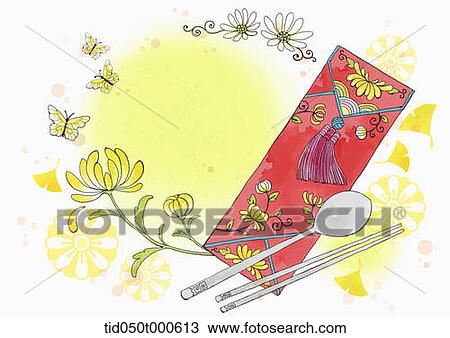 illustration memo template of Korean Chuseok View Large Photo Image Stock Image - illustration memo template of Korean Chuseok. Fotosearch