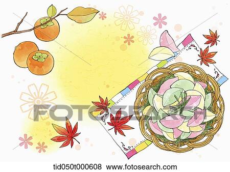 illustration memo template of Korean Chuseok View Large Photo Image Stock Photo - illustration memo template of Korean Chuseok. Fotosearch