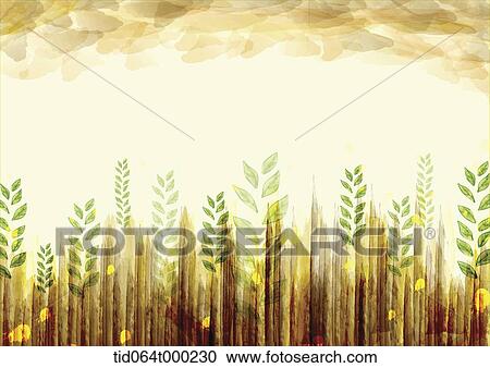 illustration memo template with autumn concept View Large Photo Image Stock Image - illustration memo template with autumn concept. Fotosearch