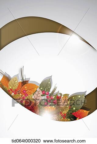 illustration memo template with autumn leaves View Large Photo Image Stock Image - illustration memo template with autumn leaves. Fotosearch
