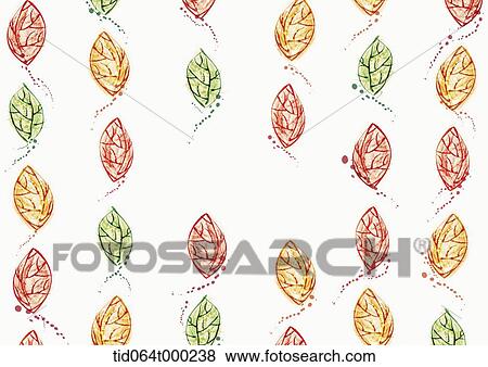 illustration memo template with autumn concept View Large Photo Image Stock Photo - illustration memo template with autumn concept. Fotosearch