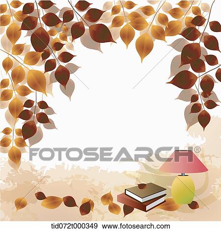 illustration memo template with autumn concept View Large Photo Image Stock Photo - illustration memo template with autumn concept. Fotosearch