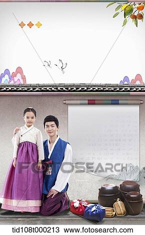illustration memo template with father and daughter in Chuseok View Large Photo Image Stock Image - illustration memo template with father and daughter in Chuseok. Fotosearch