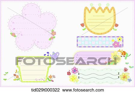 illustration memo templates with colorful design View Large Photo Image Stock Image - illustration memo templates with colorful design. Fotosearch