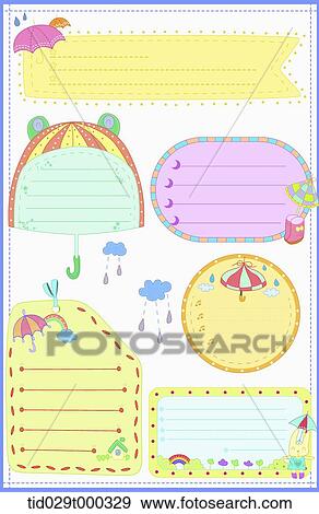illustration memo templates with colorful design View Large Photo Image Stock Photo - illustration memo templates with colorful design. Fotosearch