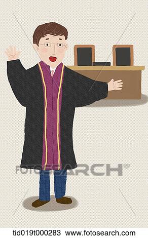 illustration of a lawyer View Large Photo Image Stock Image - illustration of a lawyer. Fotosearch