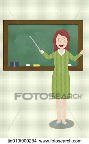 illustration of a teacher View Large Photo Image Picture - illustration of a teacher. Fotosearch