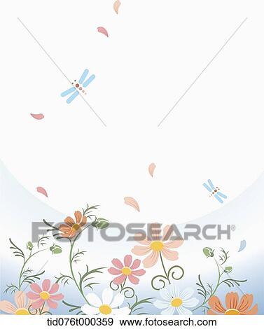 Stock Photo - illustration of autumn memo template. Fotosearch