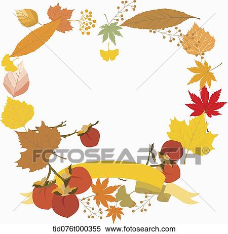 Stock Photography - illustration of autumn memo template with leaves. Fotosearch