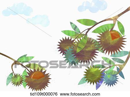 illustration of autumn scenery with flowers in the field View Large Photo Image Stock Photograph - illustration of autumn scenery with flowers in the field. Fotosearch