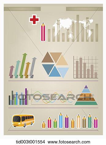 illustration of colorful info graphics View Large Photo Image Picture - illustration of colorful info graphics. Fotosearch