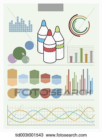 illustration of colorful info graphics View Large Photo Image Stock Image - illustration of colorful info graphics. Fotosearch