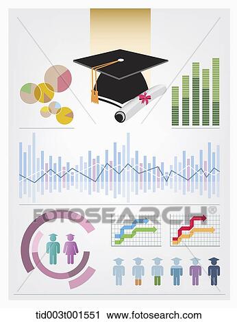 Stock Image - illustration of colorful info graphics. Fotosearch
