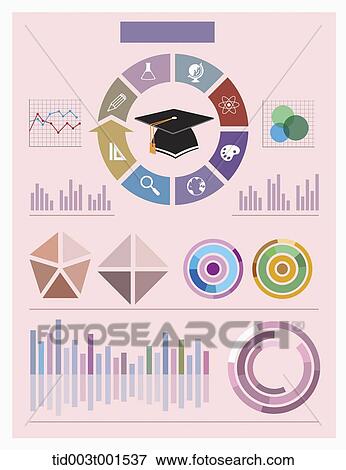 illustration of colorful info graphics View Large Photo Image Stock Photo - illustration of colorful info graphics. Fotosearch