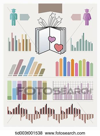 Stock Photo - illustration of colorful info graphics. Fotosearch